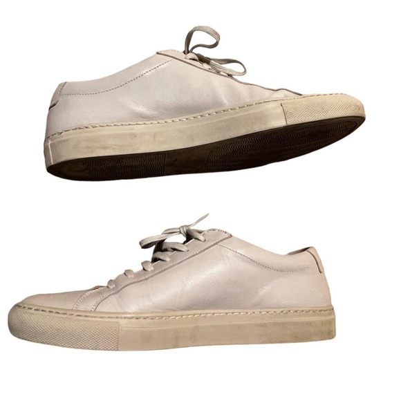 Common Projects achille white leather sneakers size 39 8.5 luxury comfort - Picture 2 of 15